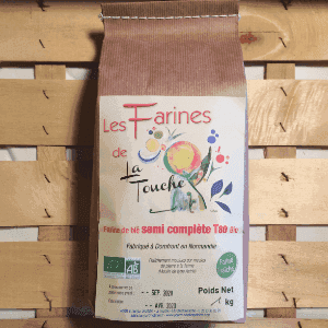 FARINE DE BLE SEMI COMPLETE T80 - 1 kg -